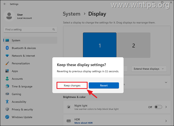 Cómo configurar monitores dula en Windows 11