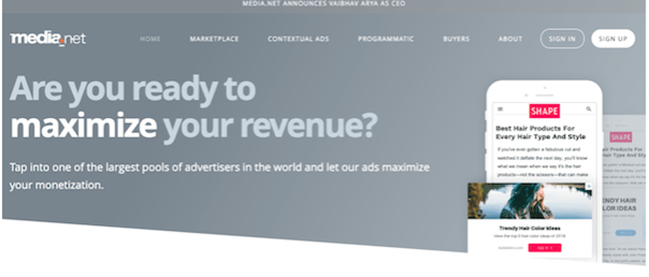 Media. Net - Alternatif Google Adsense