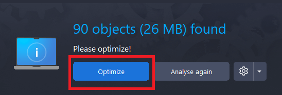 Offizielle Website von Ashampoo WinOptimizer – Analysieren