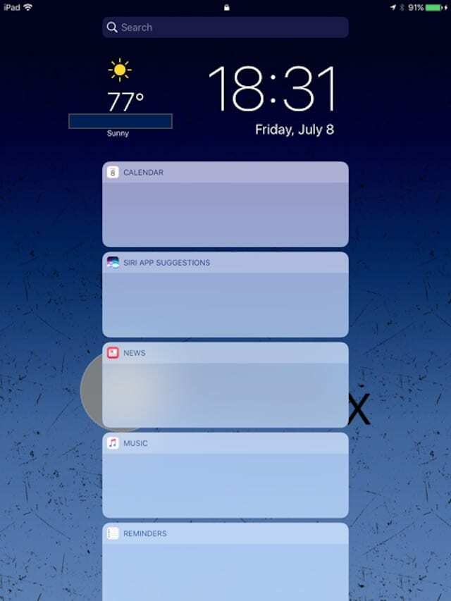 Os widgets não funcionam no iOS 10, como fazer