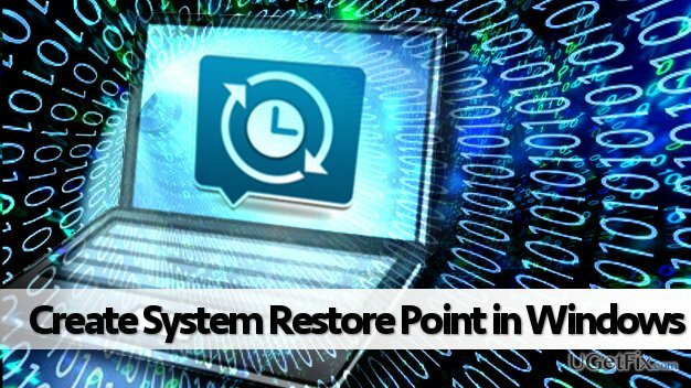 Vytvorenie bodu obnovenia systému v systéme Windows