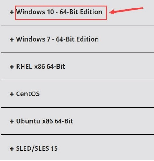 AMD RX – Windows 10 – 64-bitine väljaanne
