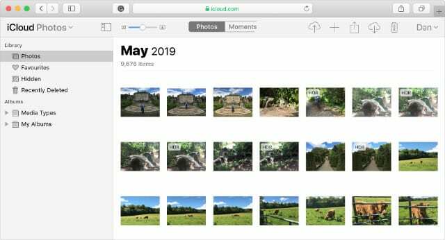 iCloud fotoattēli ir pieejami pārlūkprogrammā Safari