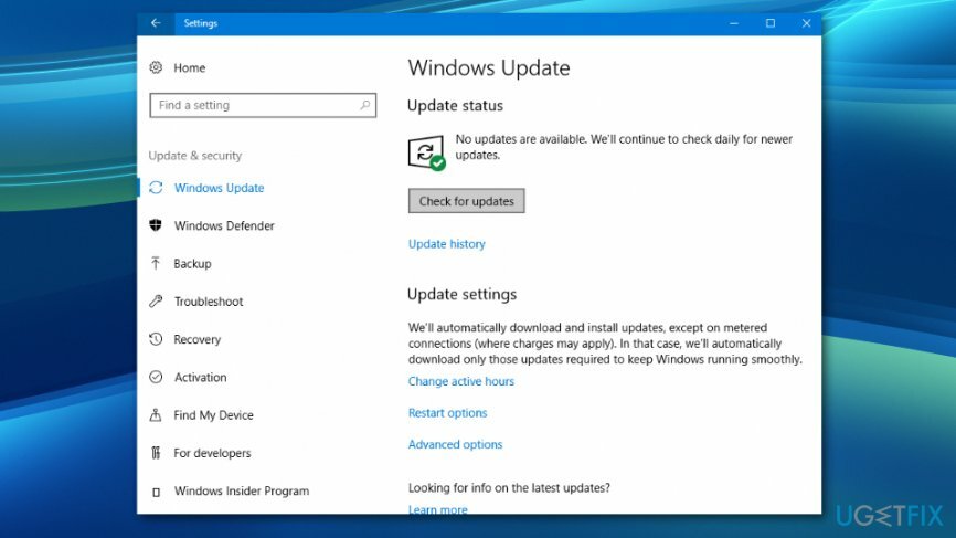 Nach Windows-Updates suchen