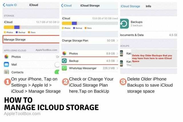 Como excluir backups do iCloud