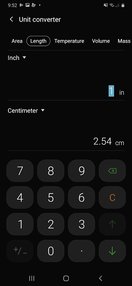 calculadora samsung