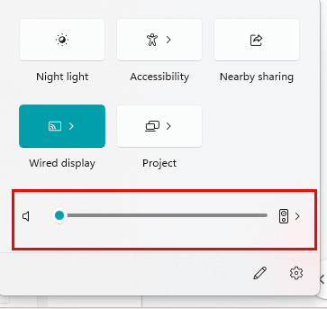 Modificar configurações de volume