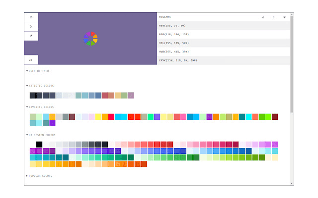 Pipette à couleurs