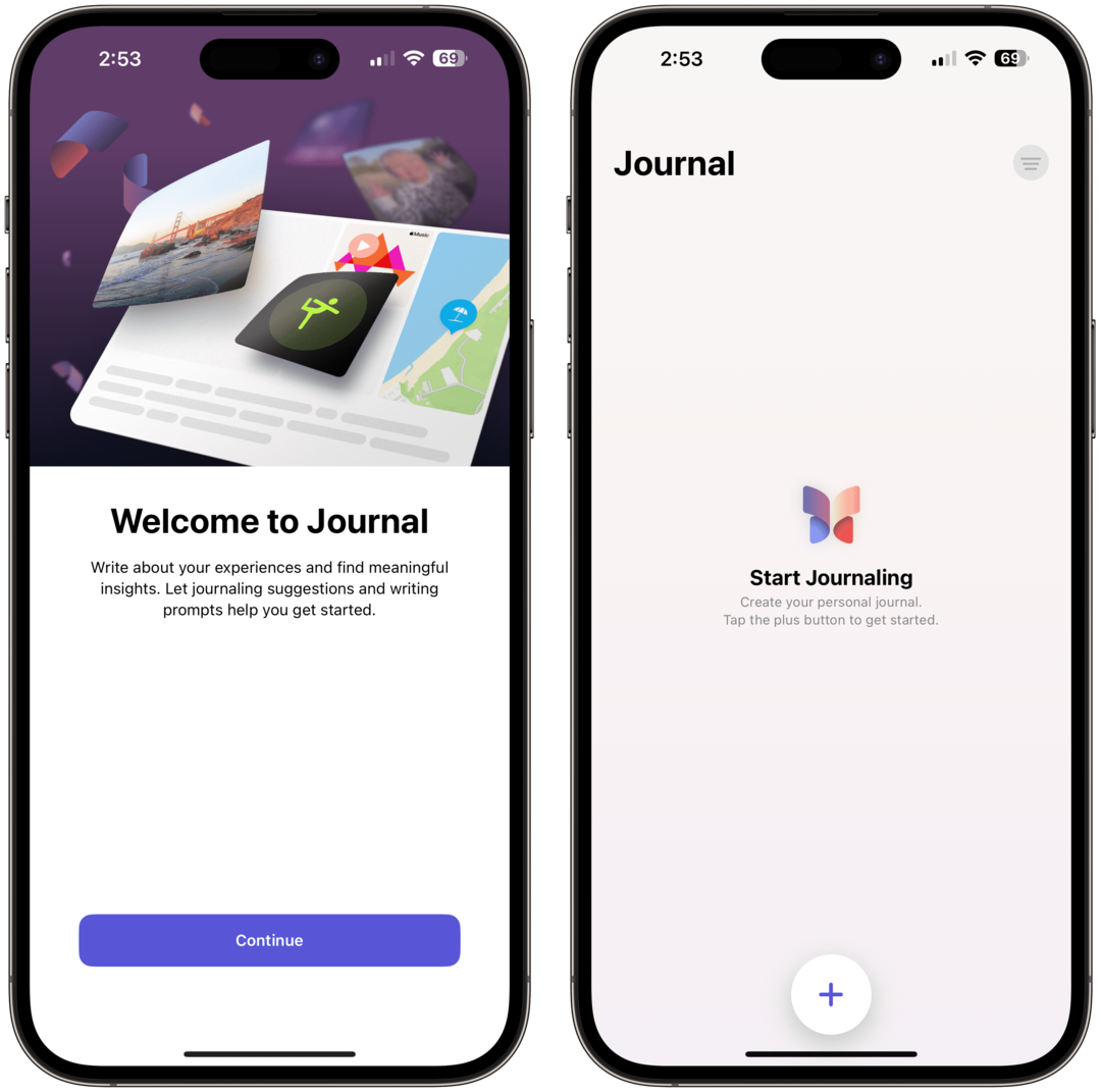 Comment utiliser le Journal sur iPhone et iPad - 1