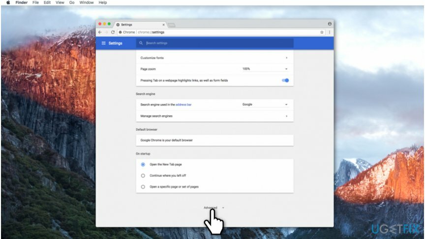 Configuración de seguridad avanzada en Chrome