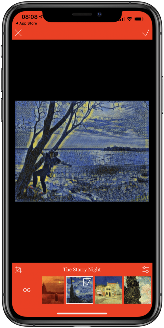 application ai Van Gogh