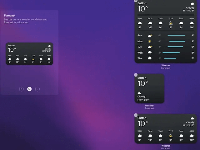 Apple Weather Widget