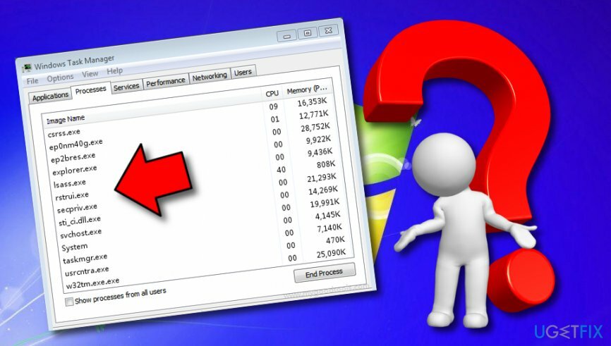 Malware kan worden gecamoufleerd onder de naam rstrui.exe