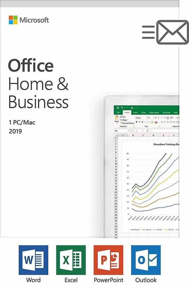 „Microsoft Office Home and Business 2019“.