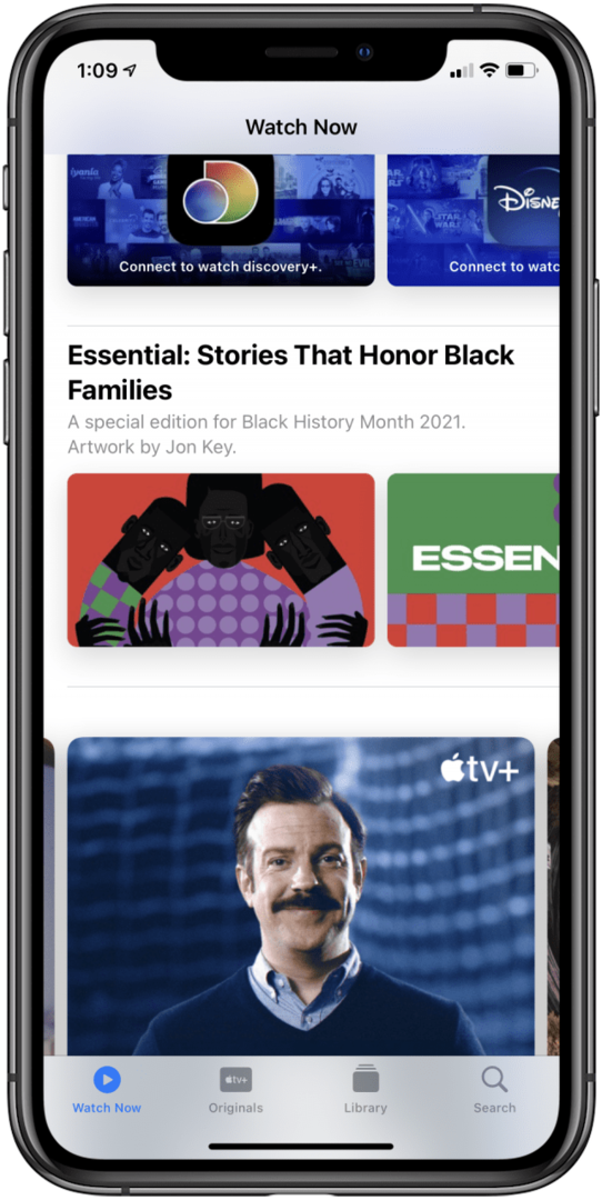 Mjesec crnačke povijesti Apple TV