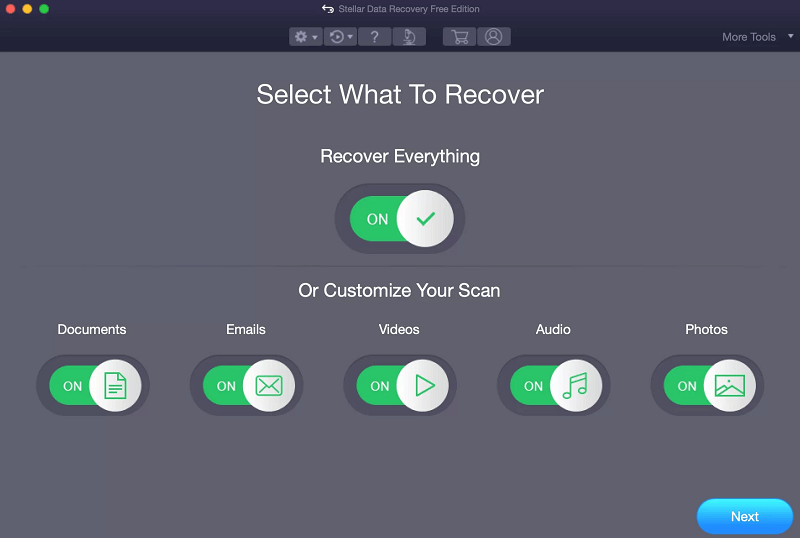 Stellar Data Recovery za mac