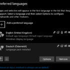 Windows 10: kuidas AddRemove Language