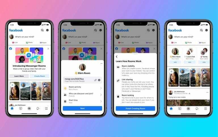 Maak Messenger-kamers van de Facebook-app