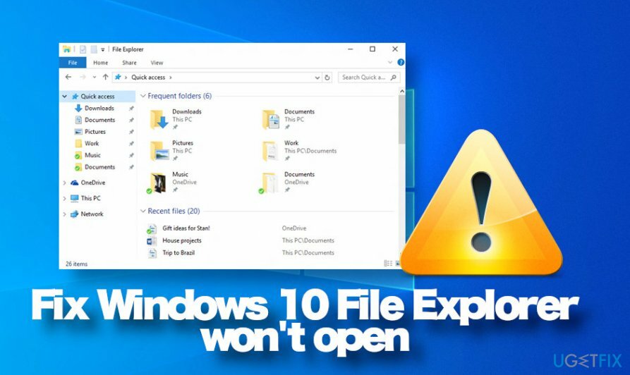 File Explorer tidak dapat dibuka