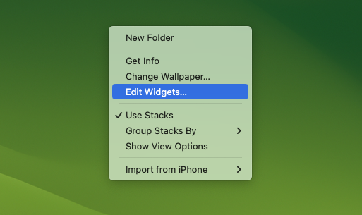 Come utilizzare i widget iPhone su Mac - 1