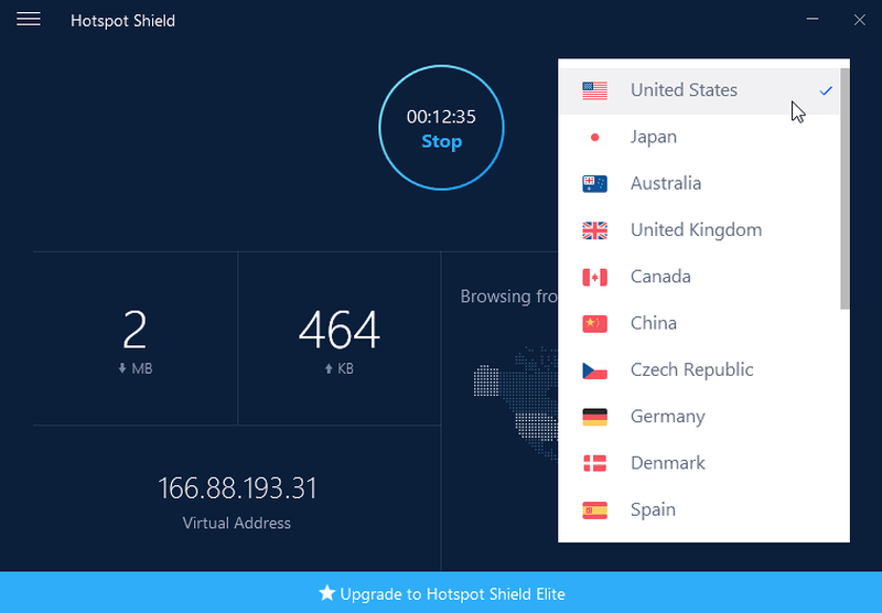 HotSpot Shield - лучший поставщик бесплатных услуг VPN