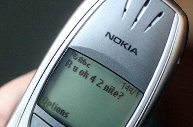 Textová zpráva Nokia