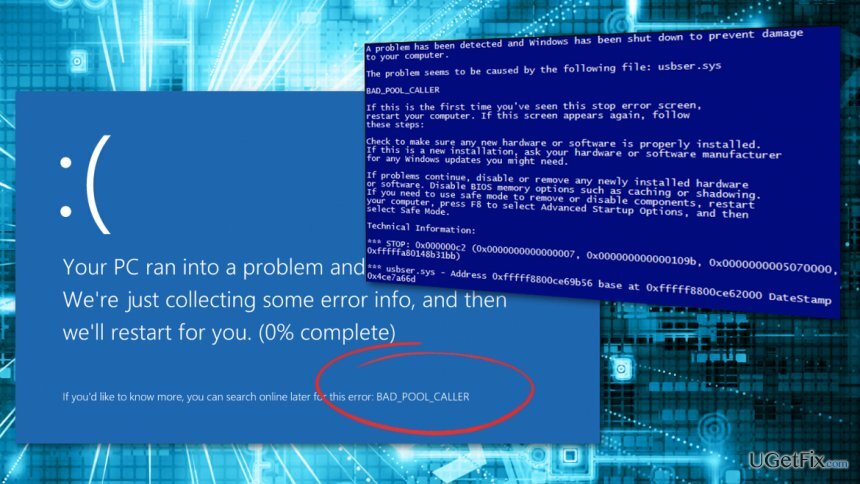Как исправить ошибку Bad_pool_caller в Windows?
