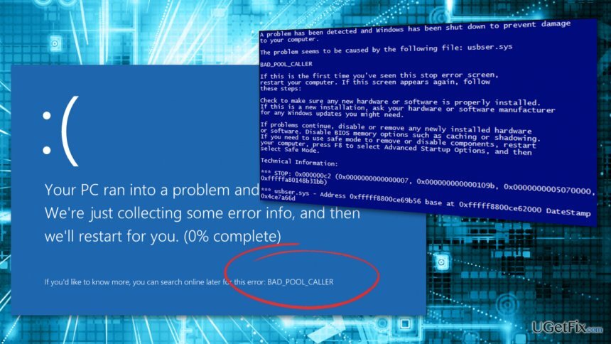 ¿Cómo solucionar el error Bad_pool_caller en Windows?