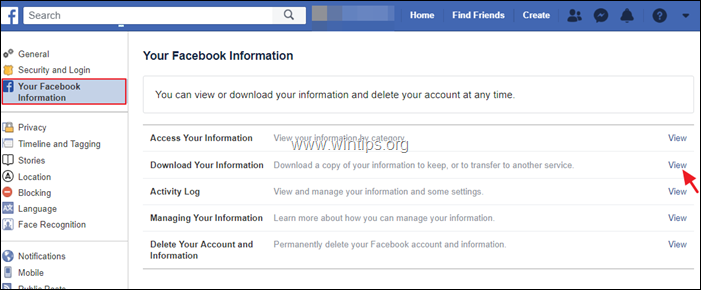 วิธีดาวน์โหลดรูปภาพและข้อมูล Facebook ของคุณในเครื่อง วิธีดาวน์โหลดรูปภาพและข้อมูล Facebook ของคุณในเครื่อง