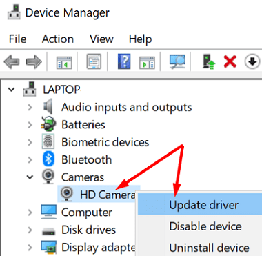 uppdatera-kamera-drivrutin-windows-10