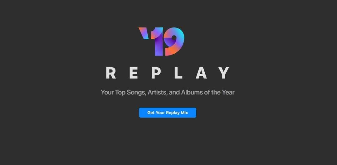 Apple Music Replay 2019