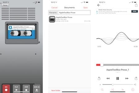 Dyktafon i edytor audio