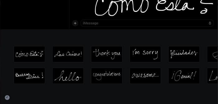 Messaggi scritti a mano iPad