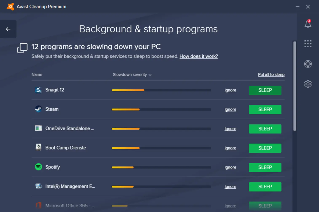 avast avg debugger negali atidaryti biuro programų