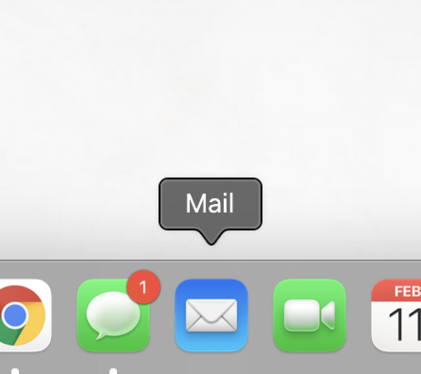 Öffne die Mail-App