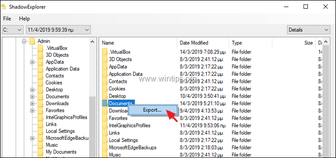 Restaurar versiones anteriores de Windows 10 - Shadow Explorer