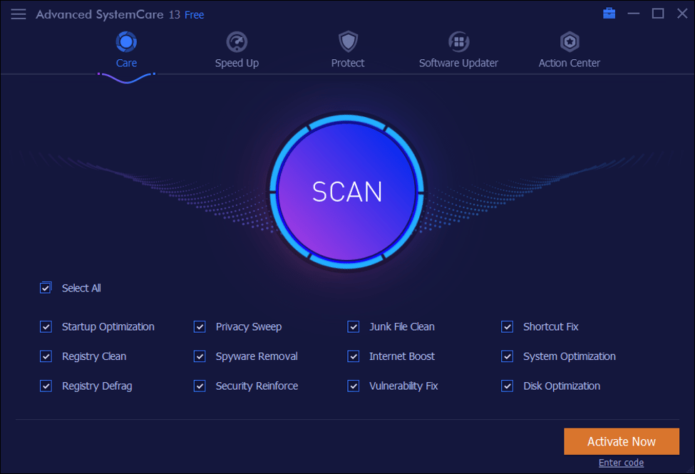 برنامج Advanced SystemCare 13 مجانًا