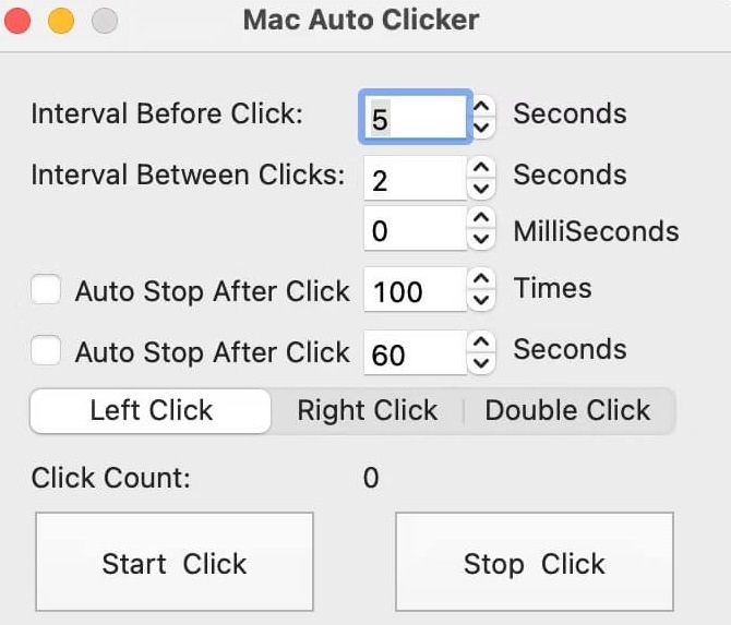 Автоматический кликер для Mac