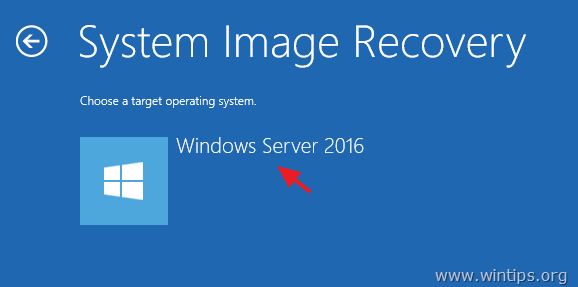 Server 2016 herstellen vanaf een systeemkopie