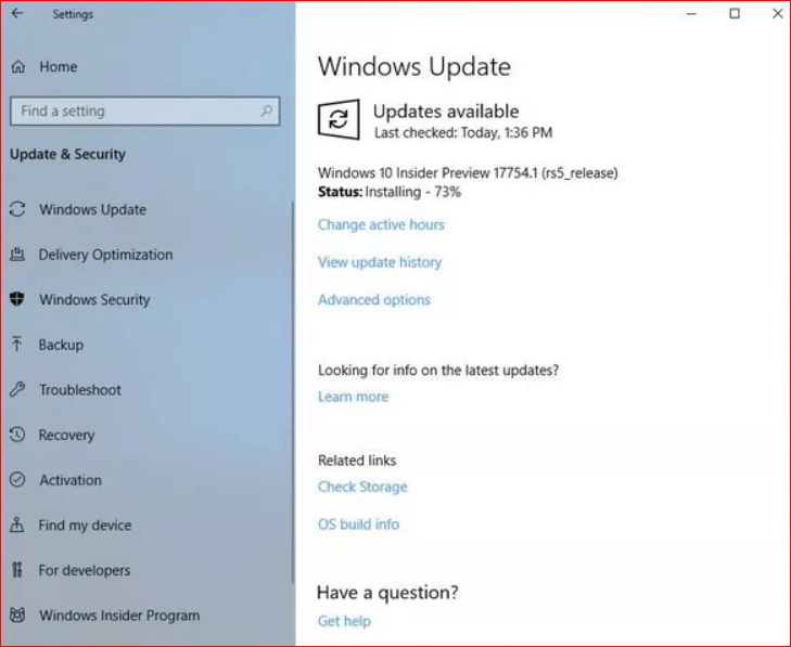 Aktualizujte systém Windows