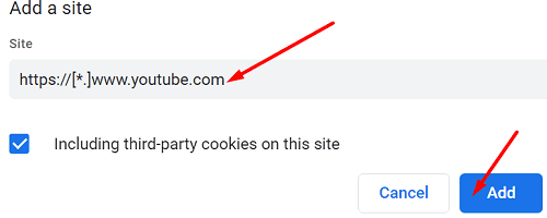 engedélyezése a youtube-nak a cookie-k használatára