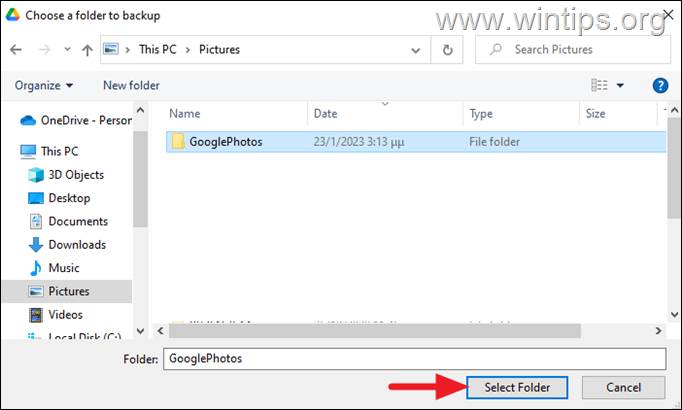 Sichern und Hochladen von Fotos mit Google Drive für den Desktop