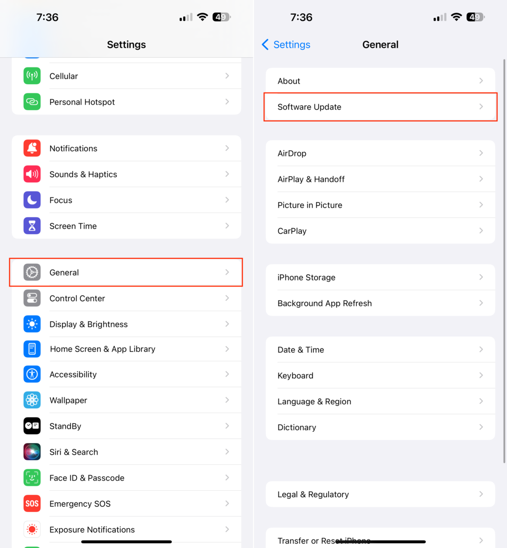 Comment télécharger iOS 17 - 1