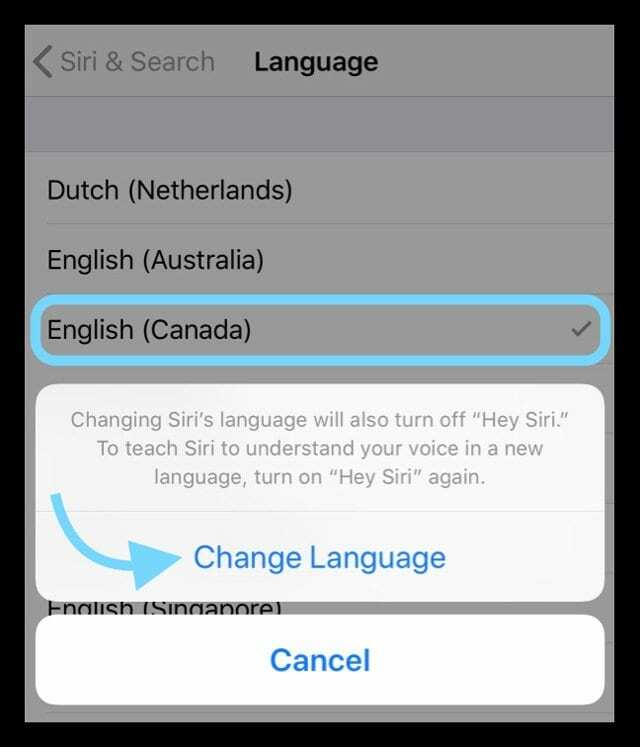 Comment changer la langue de Siri sur iPhone ou iPad