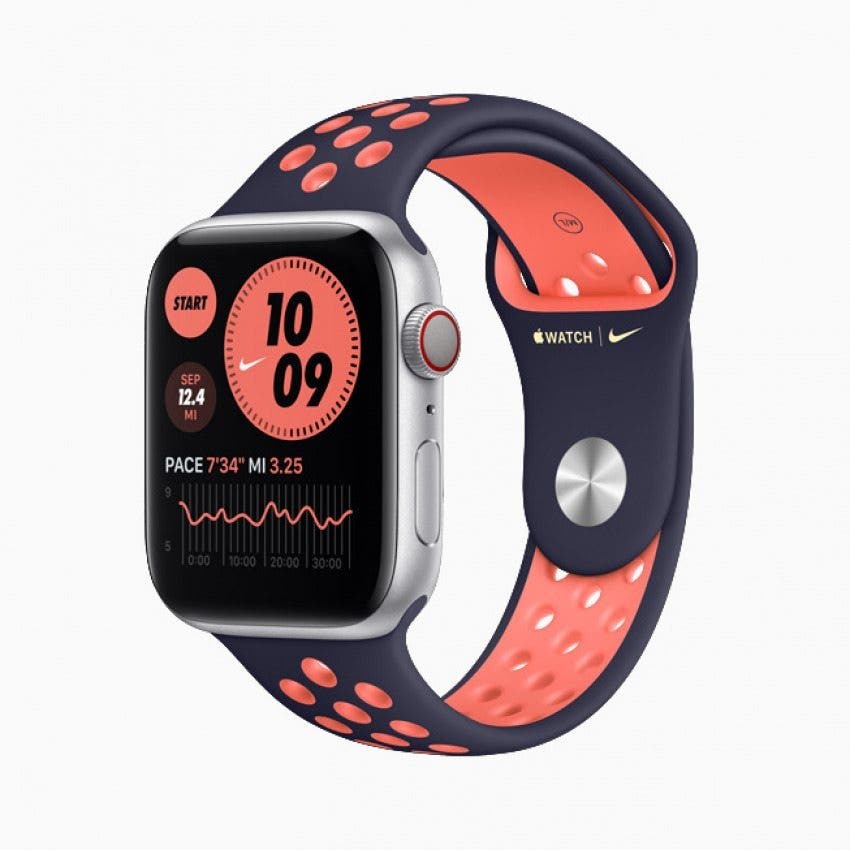 Apple Watch Sport hurokszíj lyukakkal – fotó az Apple.com webhelyről