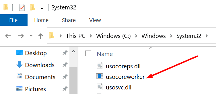 usocoreworker Windows 10