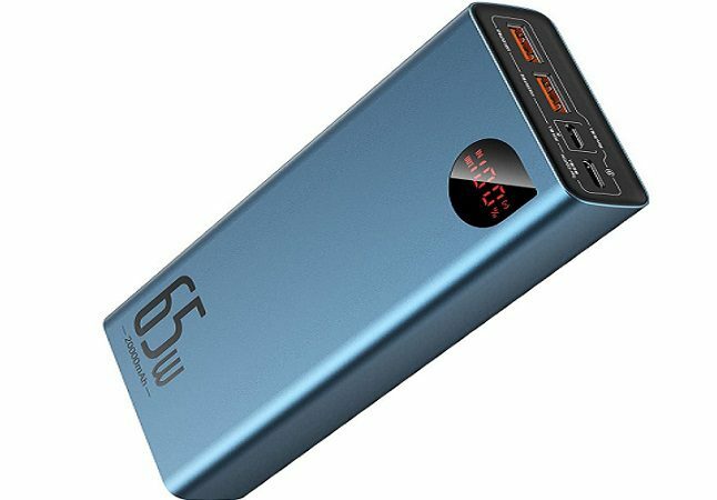 Baseus-USB-C-portabel-laddare-65W
