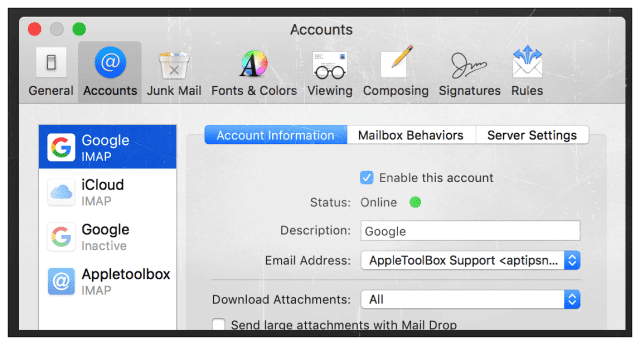 Mail App não pára de funcionar com El Capitan, How-To