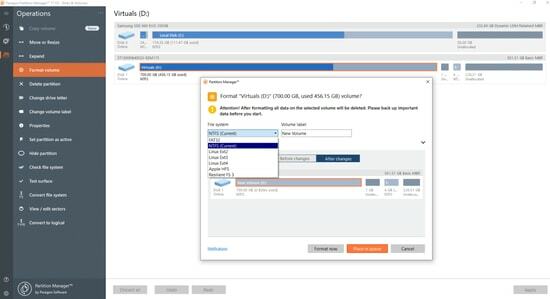 Paragon Partition Manager (logiciel de partition de disque gratuit le mieux noté)