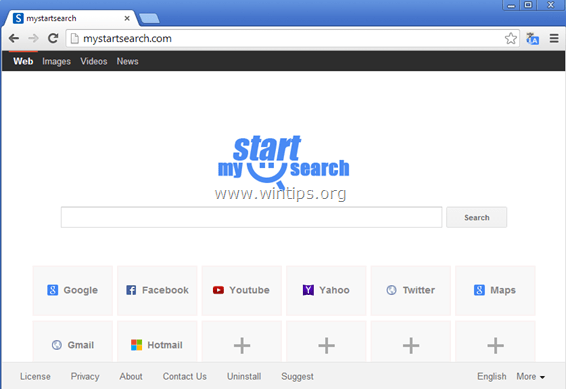 remover mystartsearch